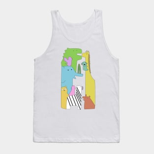 Goofy Animals Tank Top